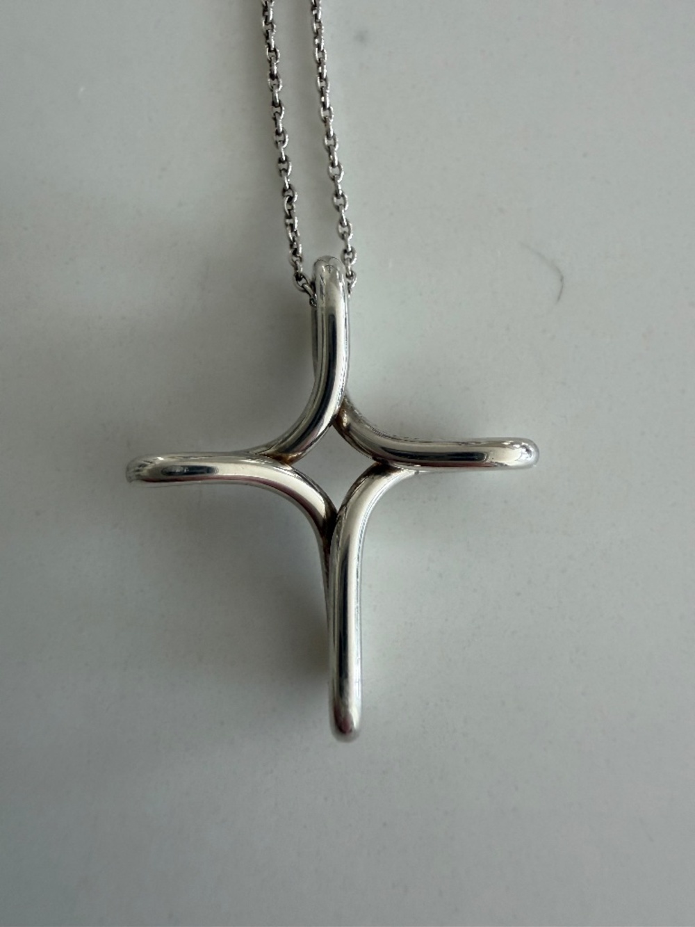 Tiffany & Co Elsa Peretti Infinity Cross Necklace